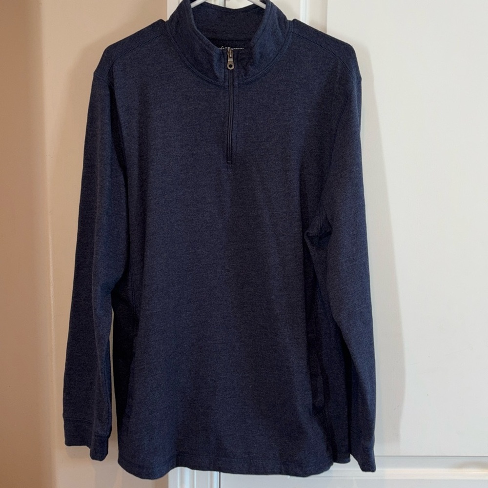 Men’s Croft & Barrow Long Sleeve 1/4 Zip Shirt Size Large